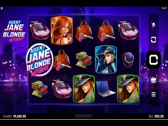 Agent Jane Blonde Returns slot logo