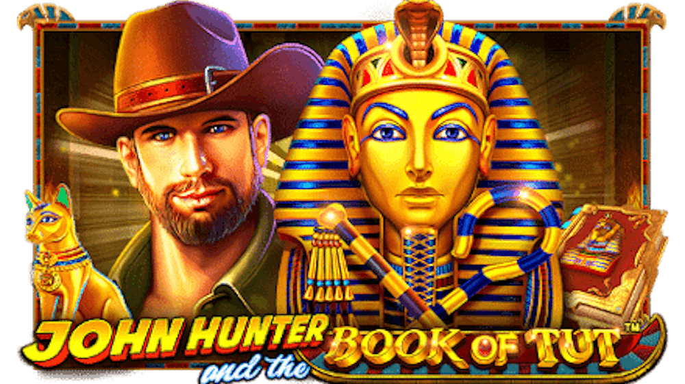 John Hunter and the book of Tut logo