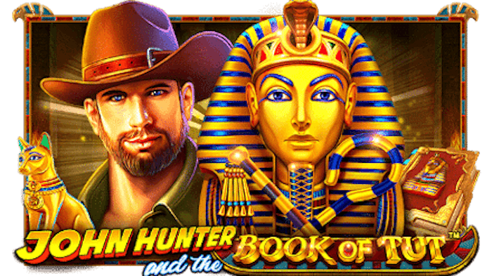 John Hunter and the book of Tut logo