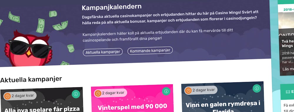 Veckans erbjudande: Spelsajten ger våra spelare 100 extra free spins