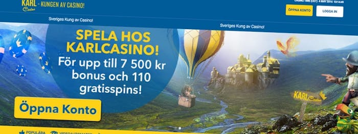 Karl Casino har släppt en ny uppskattad version