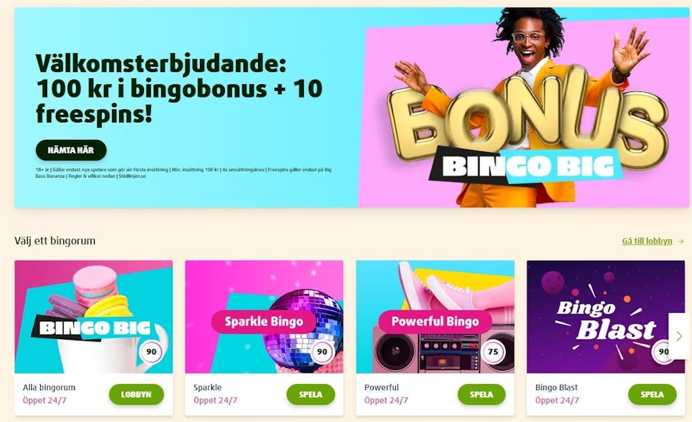 lottoland bingo lobby