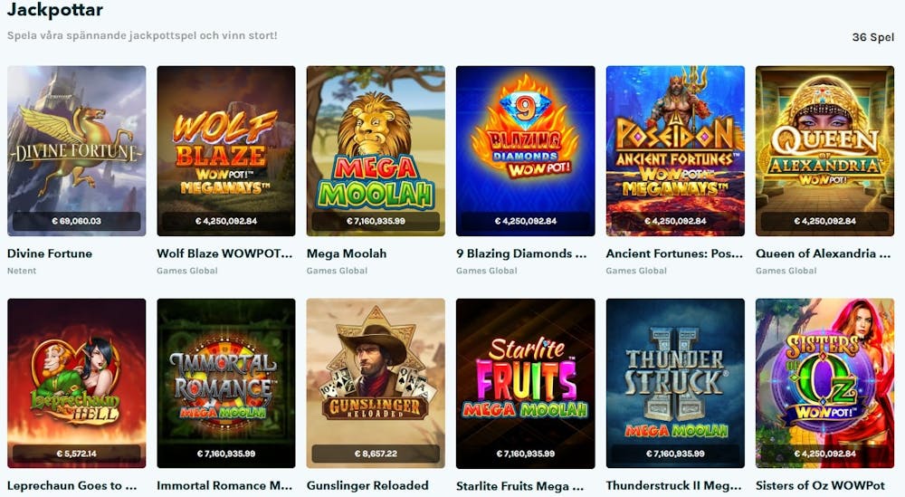 lucky days jackpott spel