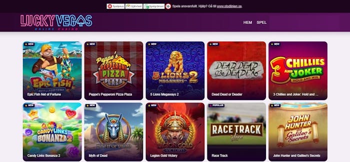lucky vegas slots