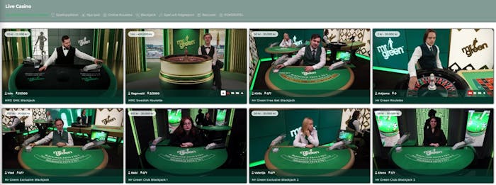 mr green livecasino