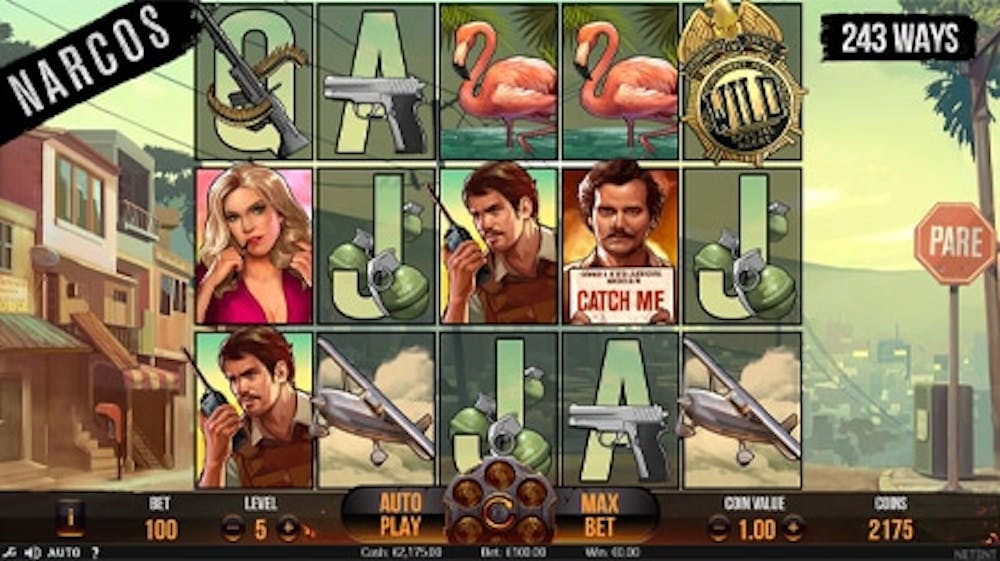 Narcos slot logo