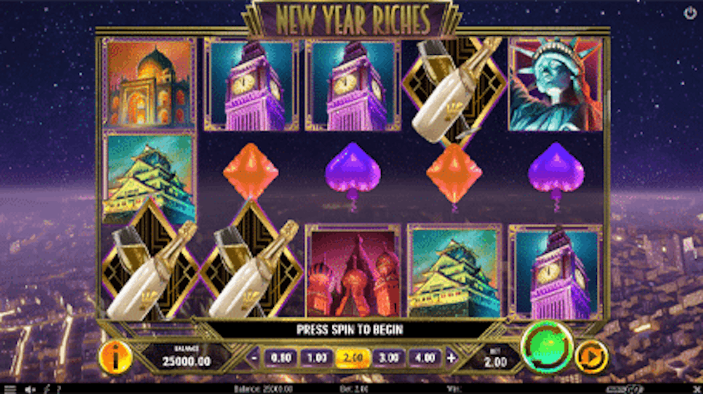 New Year Riches logo
