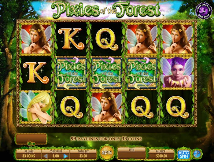 Pixies of the Forest slot logo