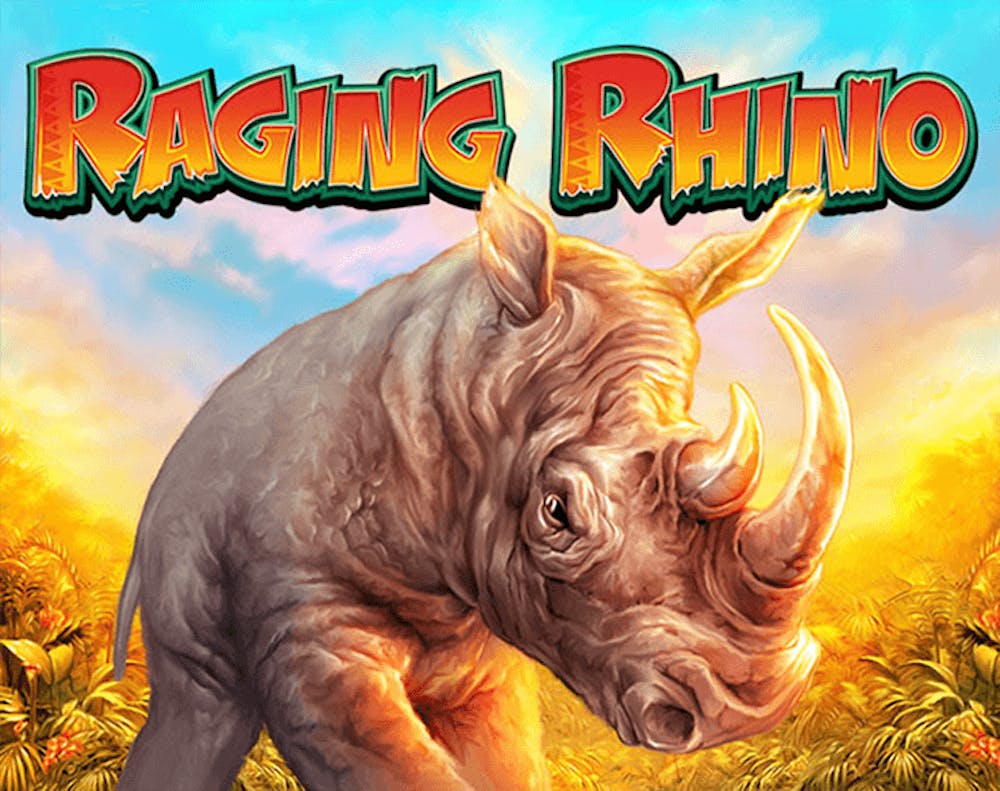 Raging Rhino slot logo