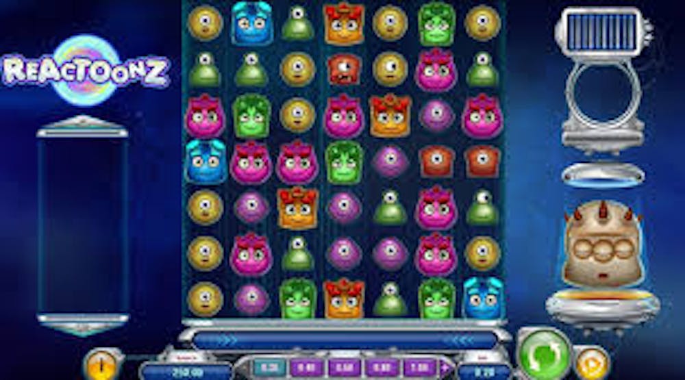 Reactoonz slot logo