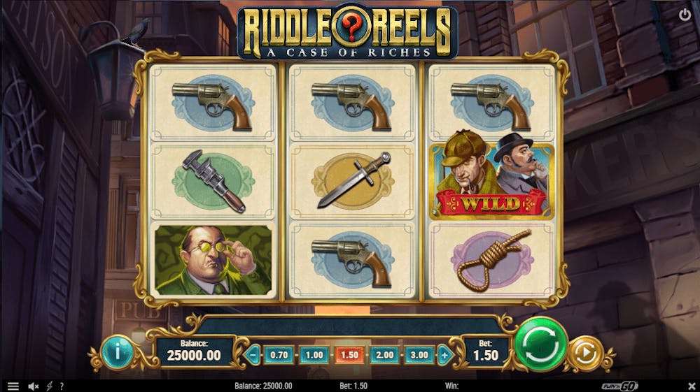 Riddle Reels – A Case of Riches logo