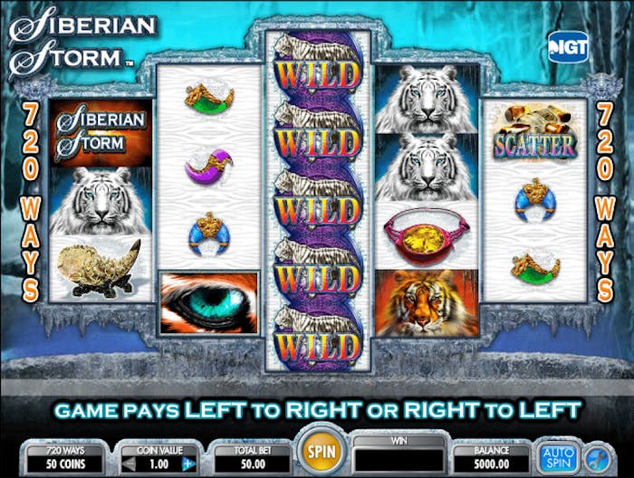 Siberian Storm slot logo