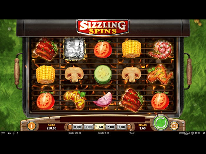 Sizzling Spins logo