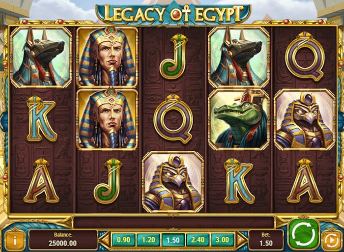 Legacy of Egypt slot logo