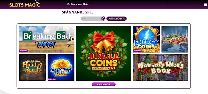 slotsmagic lobby