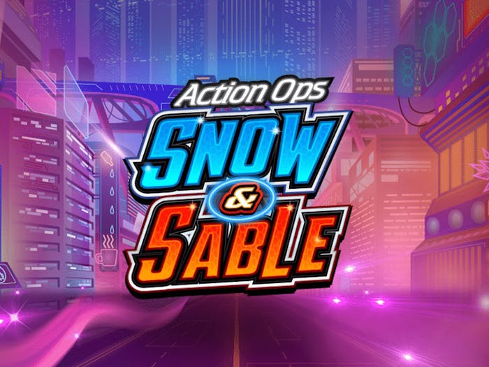 Action Ops: Snow &#038; Sable slot logo