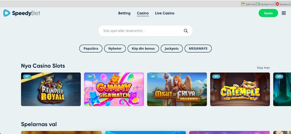 Spellobby med slots