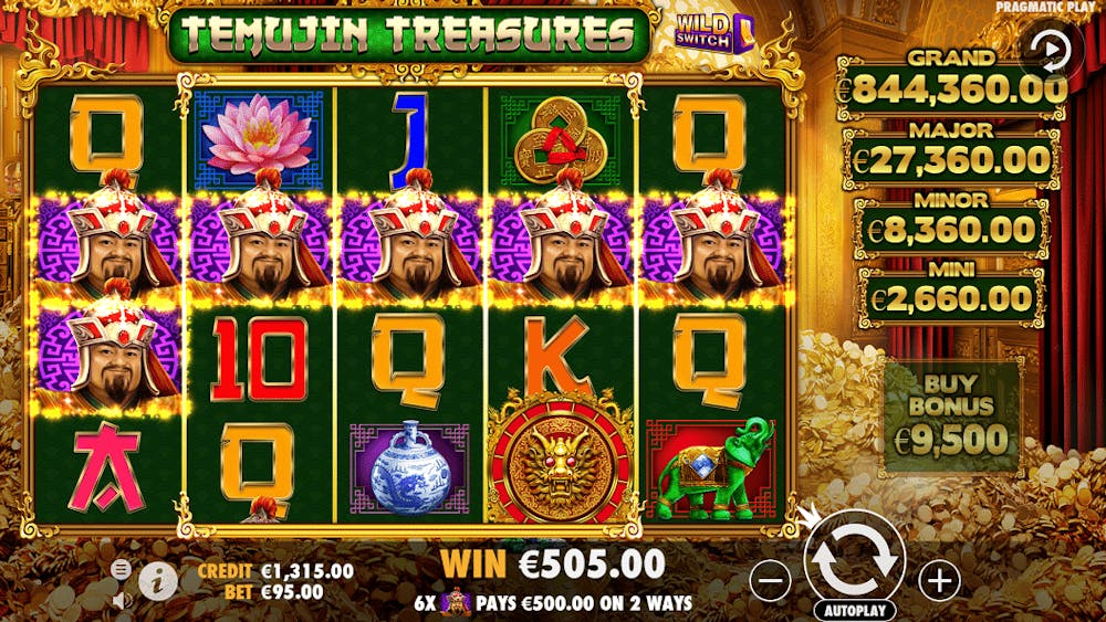 Temujin Treasures logo