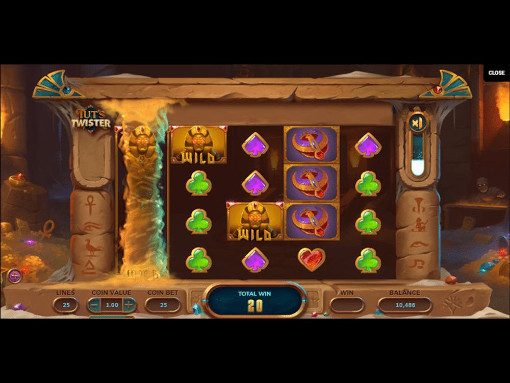 Tut’s Twister logo