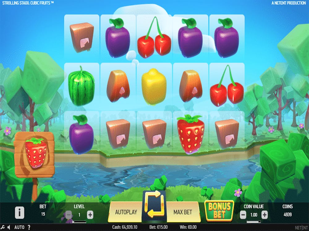 Strolling Staxx: Cubic Fruits logo