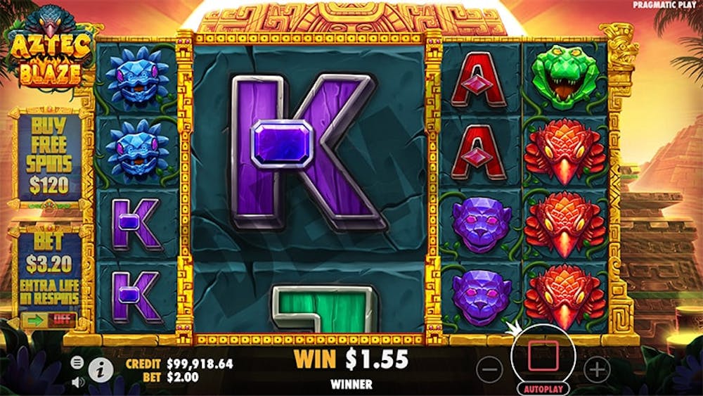 Aztec Blaze respin nivå 2