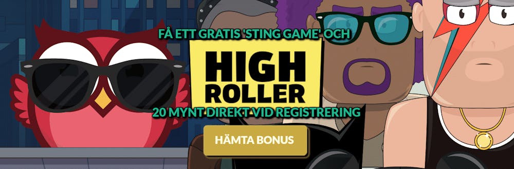 Highroller bonus banner