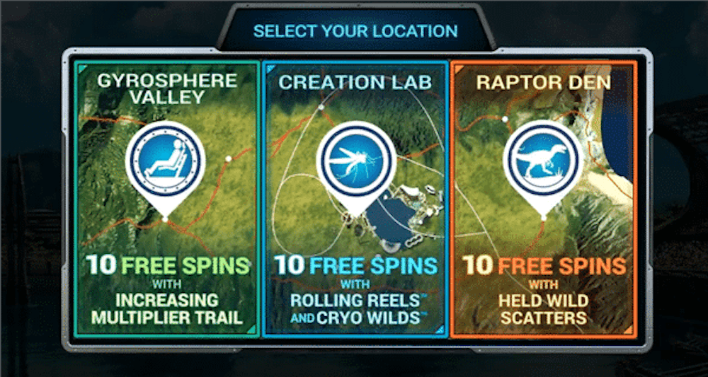Free Spins jurassic world