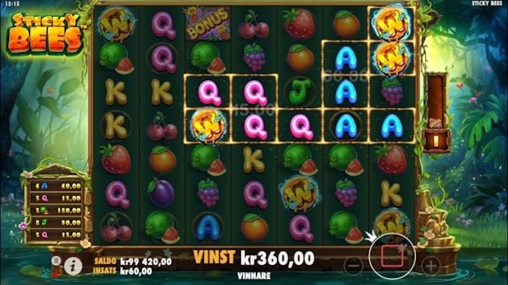 sticky bees slot wilds