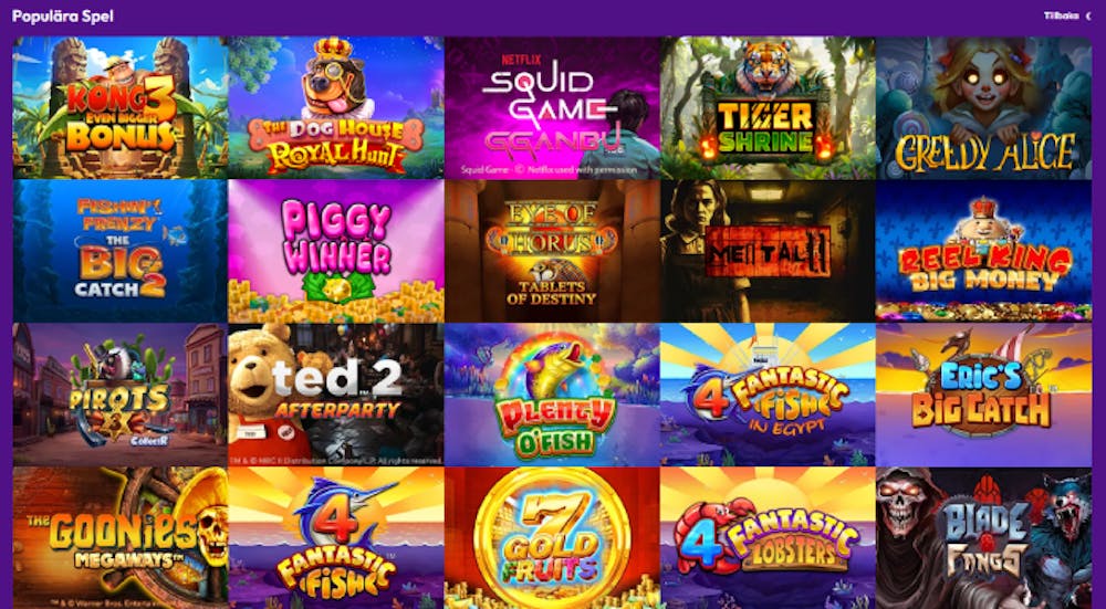 Bild på Yako casino populäraste slots