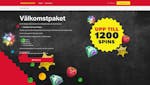 Få 800 kr i bonus och tävla om 1 200 free spins