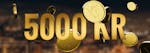 Få en välkomstbonus på 5 000 kr